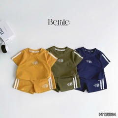 Quần short thể thao chất thun cotton phong cách Bernie Boy cho bé trai bé gái size 9 tới 28kg BERNIE H1125B34
