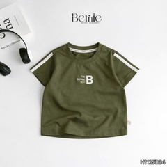  Áo thun tay ngắn unisex cho bé trai bé gái phong cách thể thao Boy size 9 tới 28kg BERNIE H1125B34
