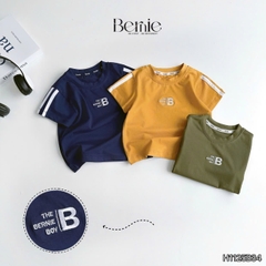  Áo thun tay ngắn unisex cho bé trai bé gái phong cách thể thao Boy size 9 tới 28kg BERNIE H1125B34