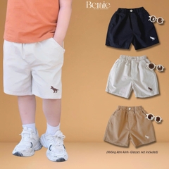 Quần kaki quần short đùi thêu họa tiết khủng long Dino cho bé trai size 9 tới 28kg BERNIE H1125Q41