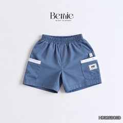 Quần short quần thun cotton sắc màu cho bé trai đi chơi đi học mặc nhà size 1 tới 7 tuổi BERNIE H0326B03Đ
