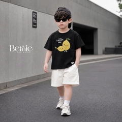 Quần kaki quần short đùi túi hộp phối túi cho bé trai size 1 đến 6 tuổi BERNIE TH-H1224B36