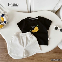 Quần kaki quần short đùi túi hộp phối túi cho bé trai size 1 đến 6 tuổi BERNIE TH-H1224B36