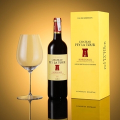 Hộp quà 1 chai rượu vang đỏ Château Pey La Tour