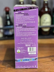 Rượu Vang Bịch Tini Merlot BIB