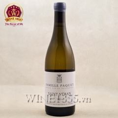 Rượu Vang Pháp Famille Paquet Saint-Véran