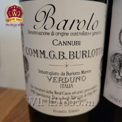 Rượu vang Ý Comm. G.B. Burlotto Barolo Cannubi
