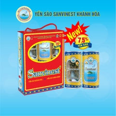 Xuân - Hộp 06 lon 190ml, 7.5% yến sào, có đường. Nước Yến sào Sanvinest Khánh Hòa - S121-H6X
