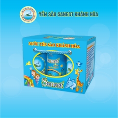 Nước Yến sào Khánh Hòa Sanest Kids đóng lon 190ml, hộp 6 lon - 0162H6