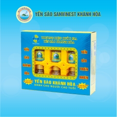 Nước Yến sào Sanvinest Khánh Hòa không đường dành cho người cao tuổi 70 ml, Hộp 6 lọ - 206H6