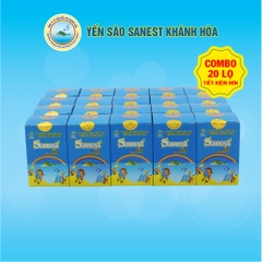 [Combo 20 lọ] Nước yến sào Khánh Hòa Sanest Kids lọ 62ml - 0161