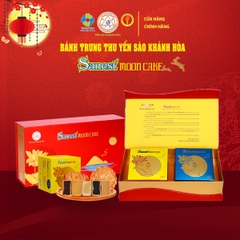 Bánh Trung Thu Yến sào Khánh Hòa - Hộp 02 Bánh Trung Thu [Bánh Nướng Nhân Mềm]