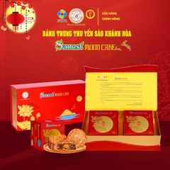 Bánh Trung Thu Yến sào Khánh Hòa - Hộp 02 Bánh Trung Thu [Bánh Nướng Nhân Thập Cẩm]
