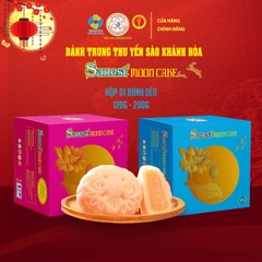 Hộp 01 Bánh Dẻo 120g - 200g. Bánh Trung Thu Yến Sào Khánh Hòa Sanest Mooncake 2025