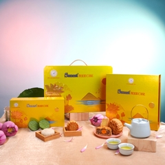 Bánh Trung Thu Yến sào Khánh Hòa - Hộp 04 Bánh Trung Thu Nhân Thập Cẩm.