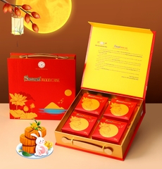 Bánh Trung Thu Yến sào Khánh Hòa - Hộp 04 Bánh Trung Thu Nhân Thập Cẩm.