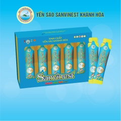 Tinh chất Yến sào Khánh Hòa Sanvinest cho trẻ em túi 20ml, HỘP QUÀ TẶNG 15 TÚI sang trọng, tiện lợi, dễ sử dụng.