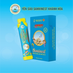 [Hộp 05 túi] Tinh chất Yến sào Khánh Hòa Sanvinest cho trẻ em túi 20ml, tiện lợi và dễ sử dụng.
