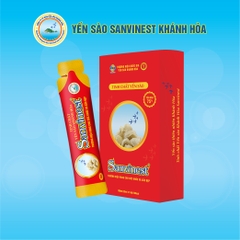 [Hộp 05 túi] Tinh chất Yến sào Khánh Hòa Sanvinest túi 20ml, tiện lợi khi sử dụng, hấp thụ tối đa dưỡng chất.