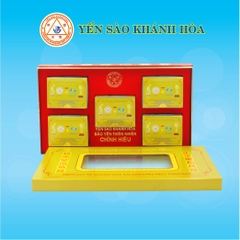 Yến sào đảo thiên nhiên Khánh Hòa tinh chế hộp quà tặng (5 hộp 3g) - 011G