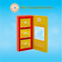 Yến sào đảo thiên nhiên Khánh Hòa tinh chế hộp quà tặng (3 hộp 5g) - 012G