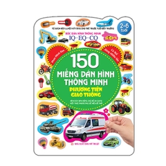 Bóc Dán Hình Thông Minh IQ-EQ-CQ 150 Miếng Dán Hình Thông Minh - Phương Tiện Giao Thông