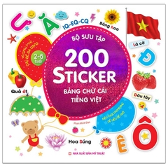 Bộ Sưu Tập 200 Sticker - Bảng Chữ Cái Tiếng Việt
