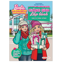 Barbie Dreamhouse Adventures - Giáng Sinh Lấp Lánh - Sách Dán Hình
