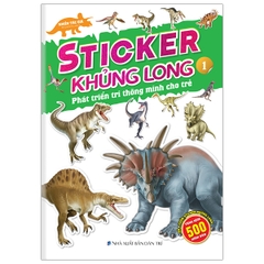 Sticker Khủng Long - Phát Triển Trí Thông Minh Cho Trẻ 1 Tuổi