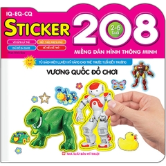 208 Miếng Dán Hình Thông Minh - IQ-EQ-CQ - Vương Quốc Đồ Chơi