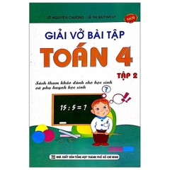 Giải Vở Bài Tập Toán 4 - Tập 2 (THHCM) K-V