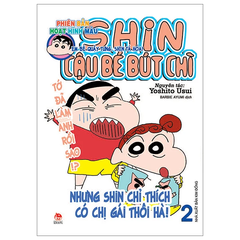 Shin - Cậu Bé Bút Chì - Phiên Bản Hoạt Hình Màu - Tập 2 - Em Bé Quậy Tưng, Shin Tá Hỏa! (Tái Bản 2023)