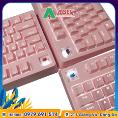 Bàn phím cơ Edra EK387L Pink Hồng
