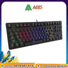 Bàn phím cơ Edra EK387L Rainbow Huano Switch