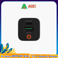 Củ sạc nhanh Velasboost 33W 2 cổng