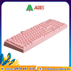Bàn phím cơ Edra EK387L Pink Hồng