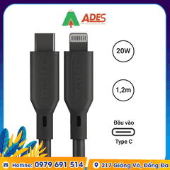 Dây Cáp Sạc Velasboost Type C to Lightning Soft Silicon SS1