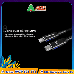 Dây Cáp sạc nhanh Velasboost C to Lightning GO 1