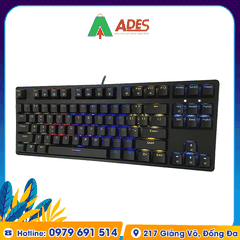 Bàn phím cơ Edra EK387L Rainbow Huano Switch