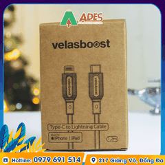 Dây Cáp Sạc Velasboost Type C to Lightning Soft Silicon SS1