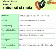 Xiaomi Smart Band 8 - Vượt Trên Mỗi Giới Hạn, Dẫn Dầu Xu Hướng