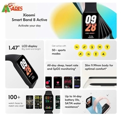 Xiaomi Smart Band 8 Active – Vòng Tay Thông Minh Đầy Phong Cách & Hiệu Năng