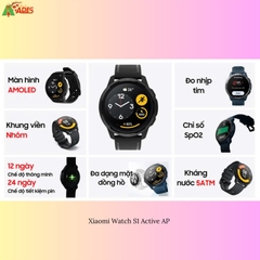 Xiaomi Watch S1 Active AP – Đồng hồ thông minh mạnh mẽ, bền bỉ