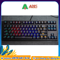 Bàn phím cơ Edra EK387L Rainbow Huano Switch