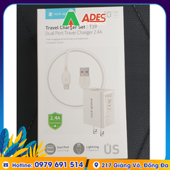 Bộ củ sạc + cáp sạc nhanh cho Android Rockspace T39