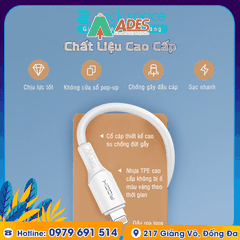 Dây cáp sạc nhanh PD 20W cho IPhone Rockspace Z18