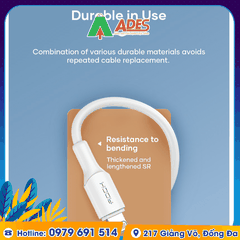 Dây cáp sạc nhanh PD 20W cho IPhone Rockspace Z18