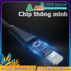 Dây cáp sạc nhanh cho Iphone Rockspace Z8