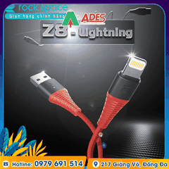 Dây cáp sạc nhanh cho Iphone Rockspace Z8