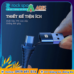 Dây cáp sạc nhanh 4 in 1 Rockspace R12